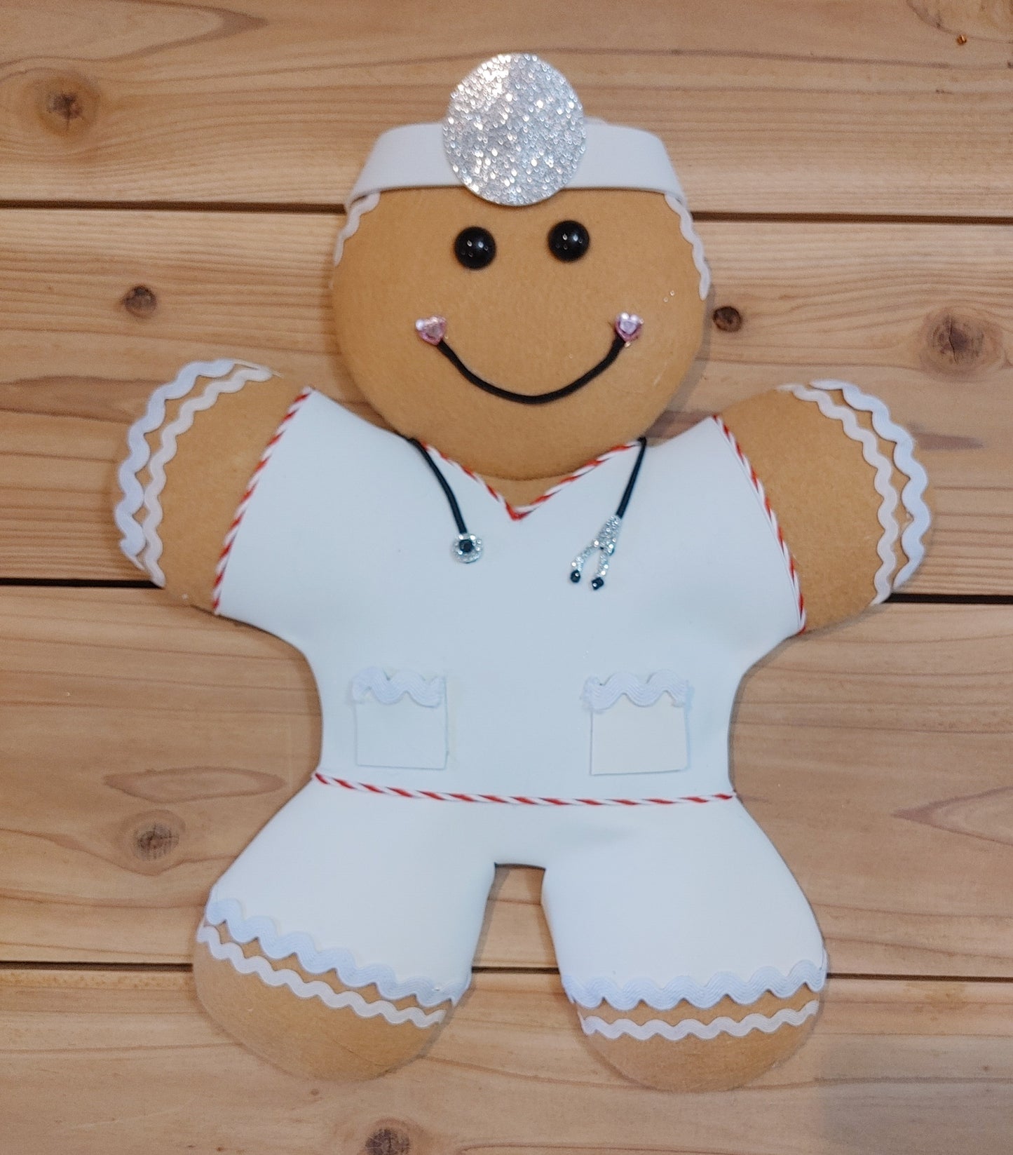 Wreath Attachment - Nurse / Doctor Gingerbread