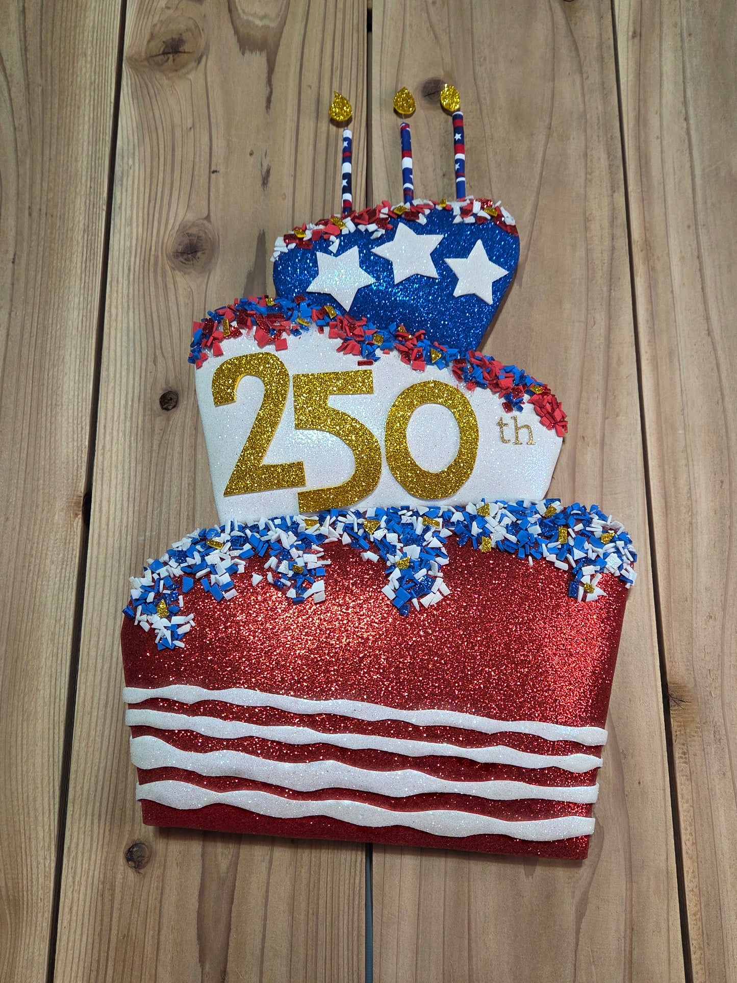 Wreath Attachment- 4th of July cake