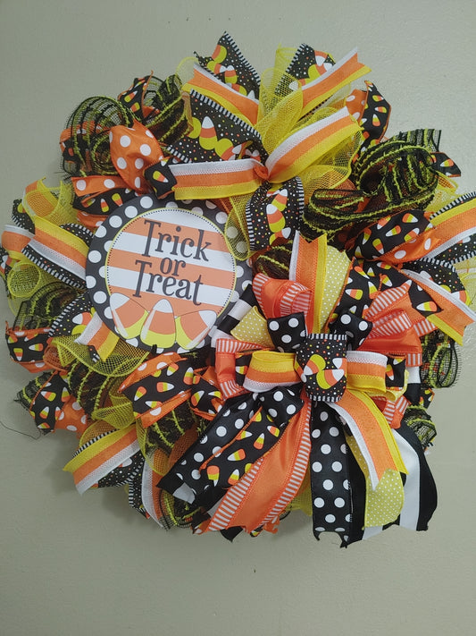 Wreath - Candy Corn