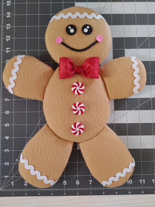 Wreath Attachment - Gingerbread Boy