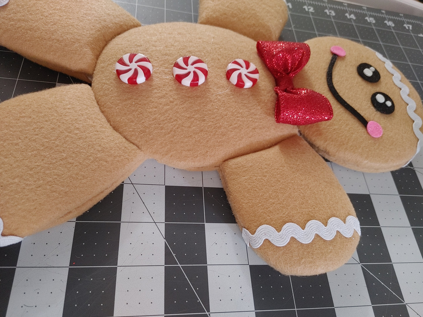 Wreath Attachment - Gingerbread Boy