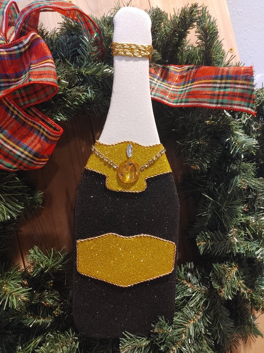 Wreath Attachment - Champagne Bottle