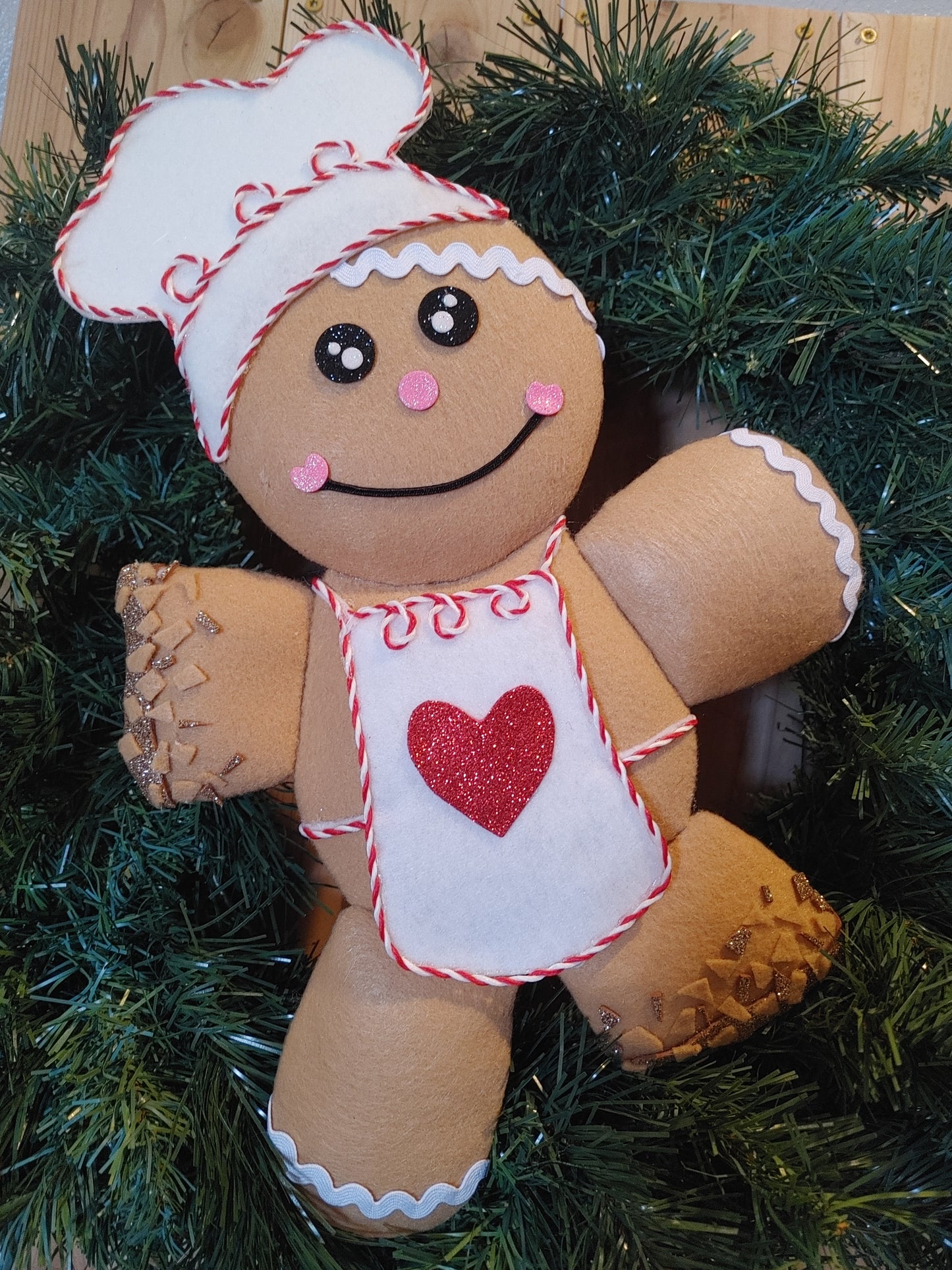 Wreath Attachment - Gingerbread Snap Chef
