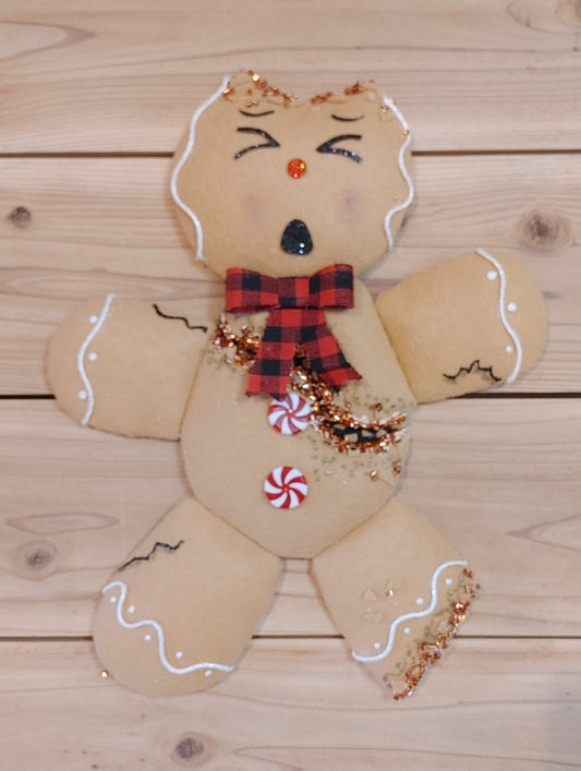 Wreath Attachment - Crackle Gingerbread