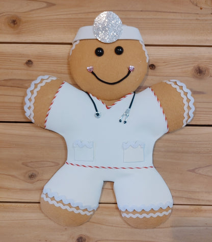Wreath Attachment - Nurse / Doctor Gingerbread