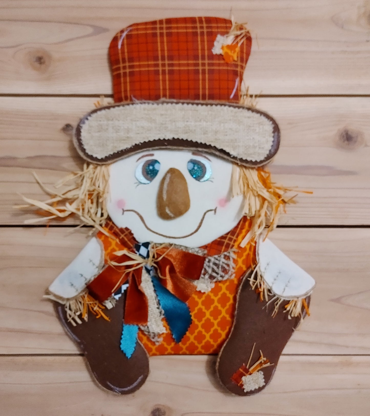 Wreath Attachment - Sitting Scarecrow