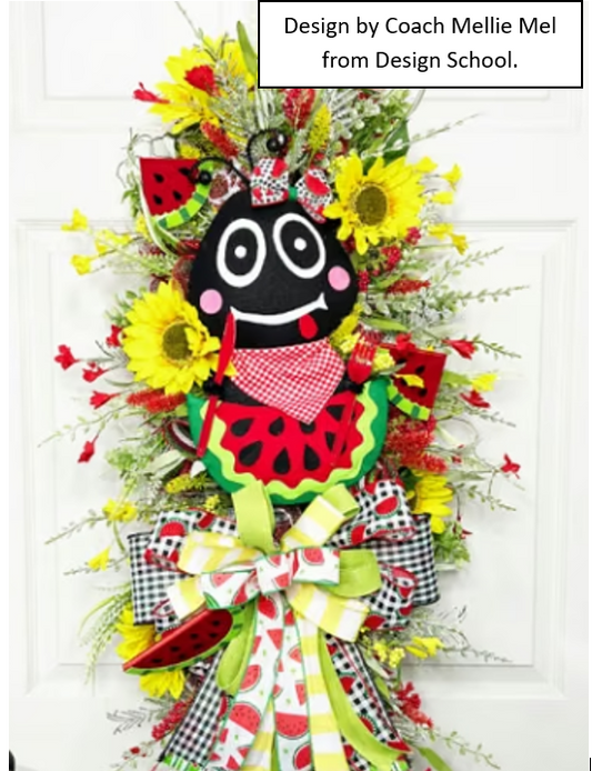 Wreath Attachment - Ant with Watermelon