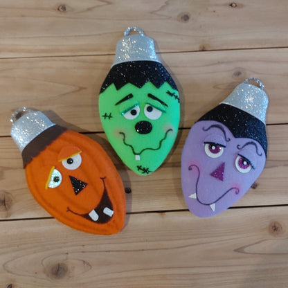Wreath Attachment - Halloween Character Lights