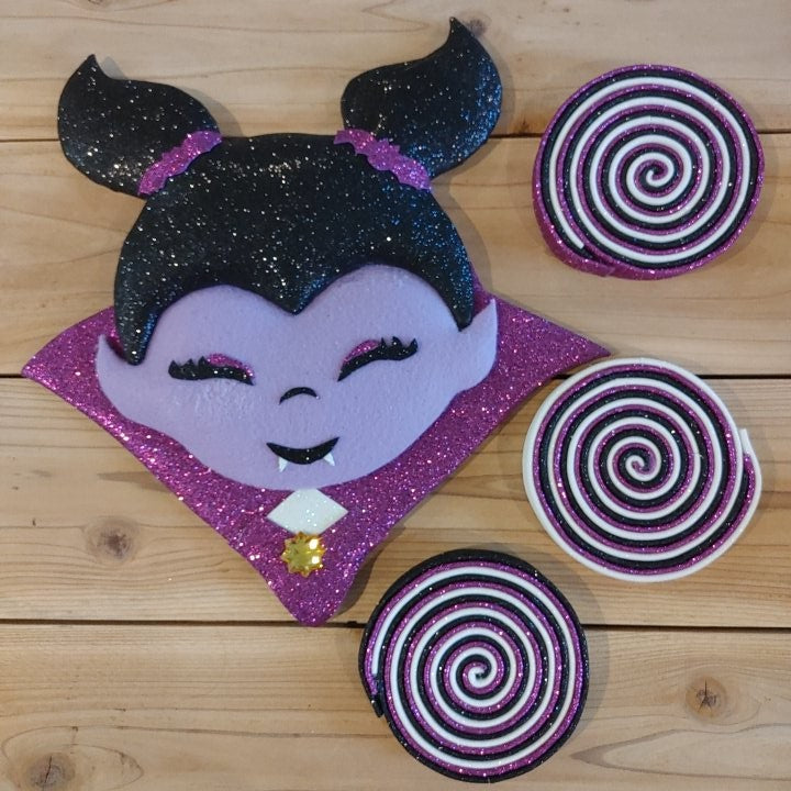 Wreath Attachment - Little YIKES Collection (Vampire Girl)