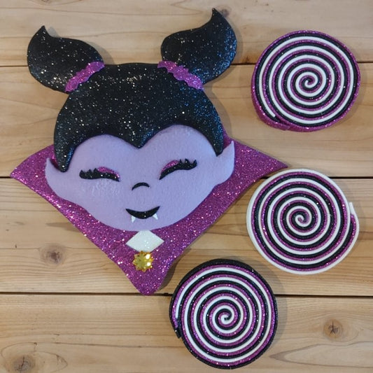Wreath Attachment - Little YIKES Collection (Vampire Girl)