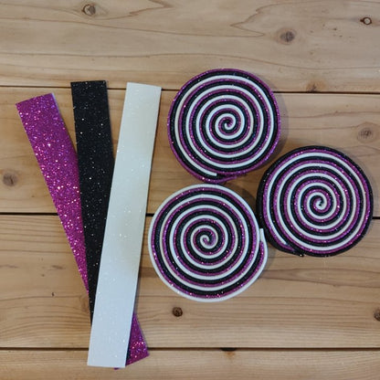 Wreath Embellishment- Foam Lollipops (3 custom colors)