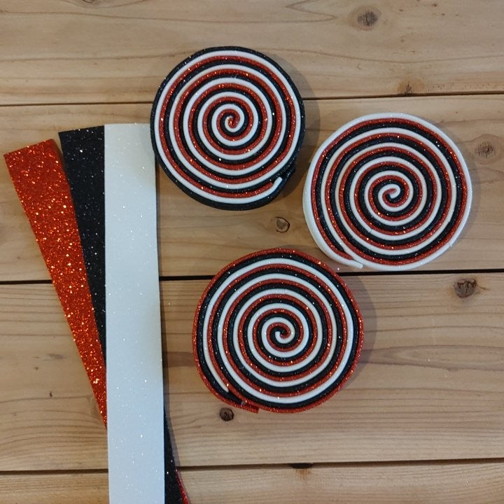 Wreath Embellishment- Foam Lollipops (3 custom colors)