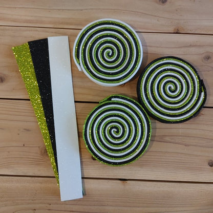 Wreath Embellishment- Foam Lollipops (3 custom colors)