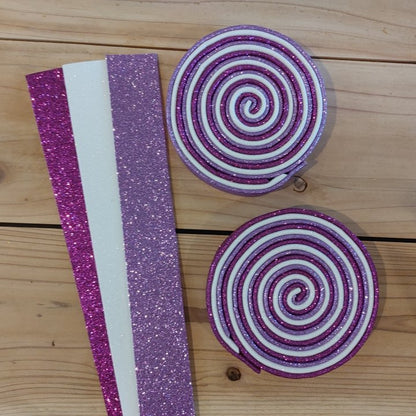 Wreath Embellishment- Foam Lollipops (3 custom colors)