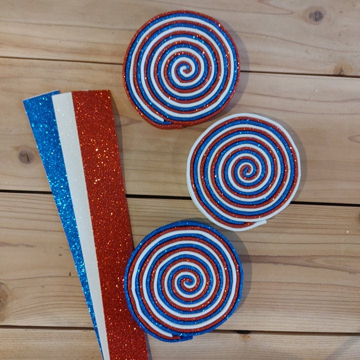 Wreath Embellishment- Foam Lollipops (3 custom colors)