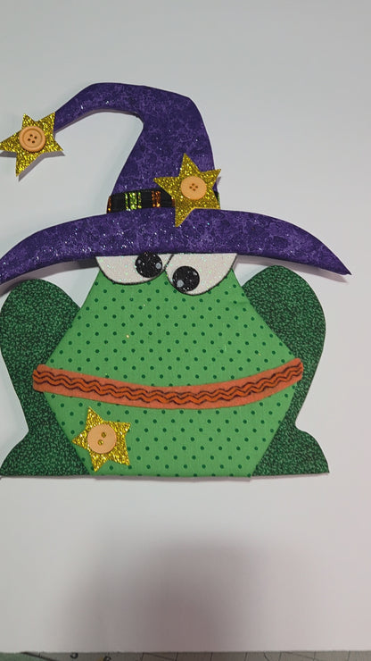 Wreath Attachment - Halloween Frog