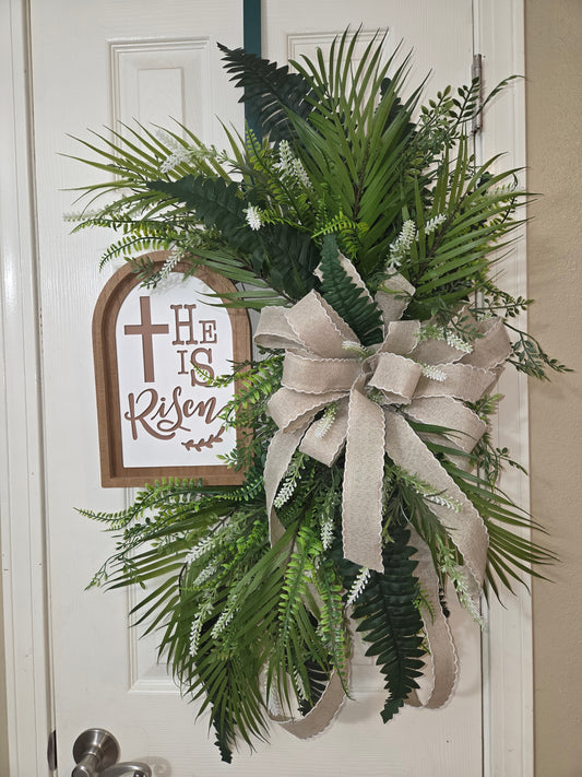 Wreath - He is Risen Grapevine Greenery
