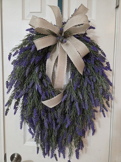 Wreath - Purple Lavender