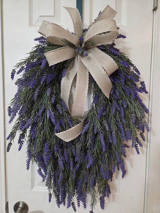 Wreath - Purple Lavender