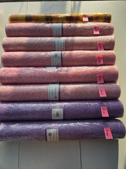 Destash - 21 inch deco mesh (1-8)