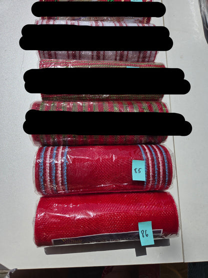 Destash - 10 inch deco mesh (81-86)