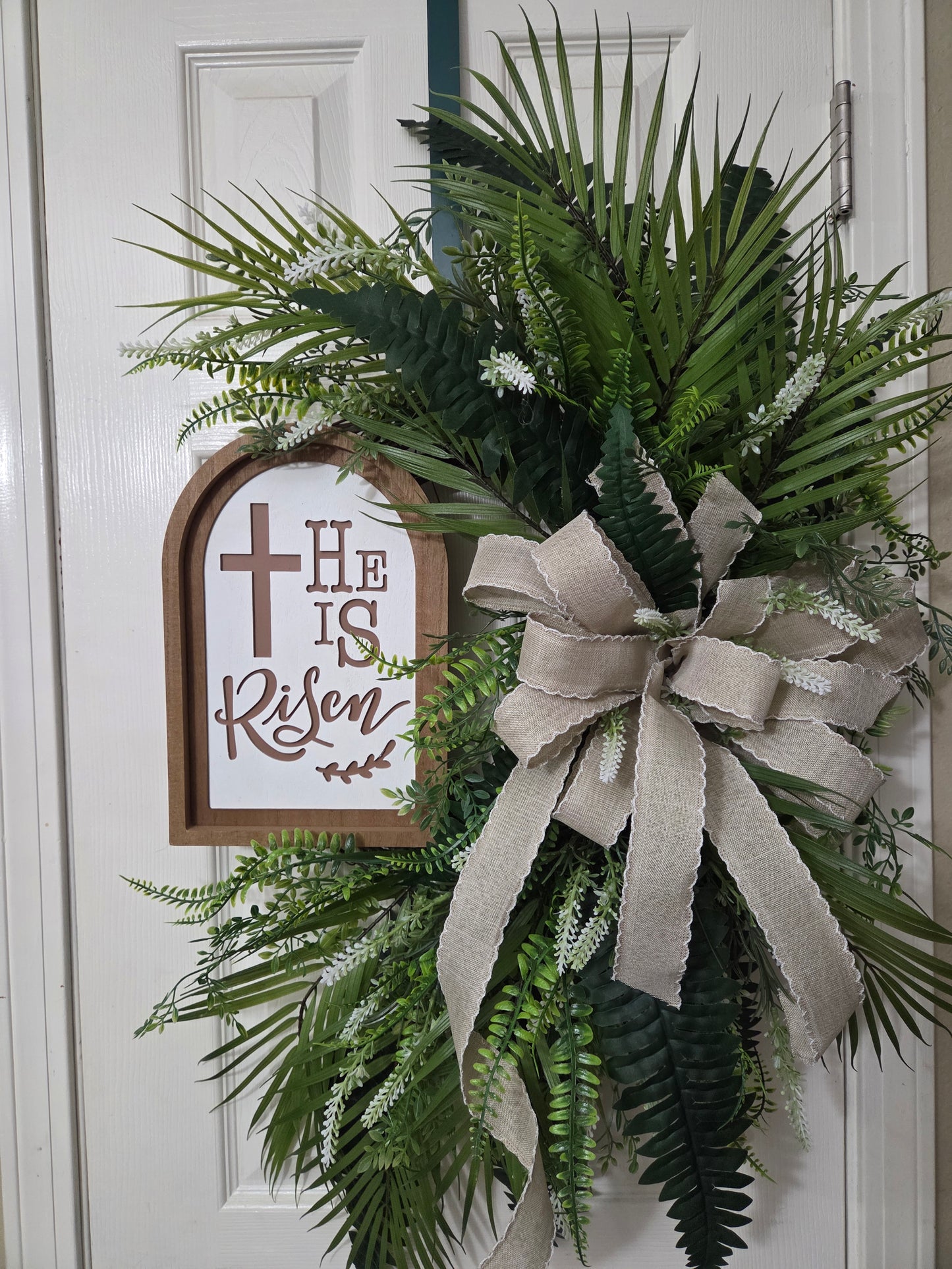 Wreath - He is Risen Grapevine Greenery