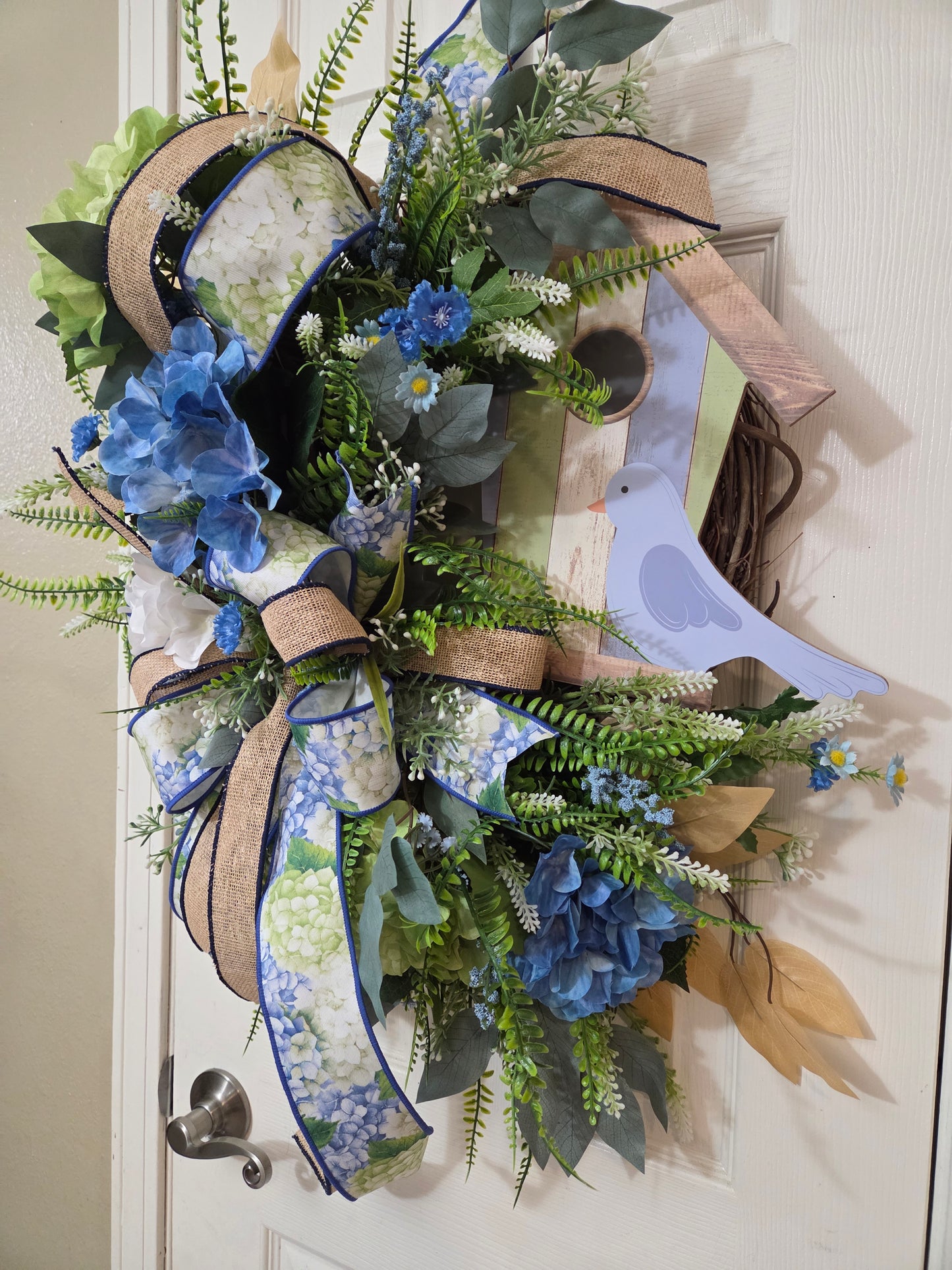 Wreath - Bird House Hydrangea