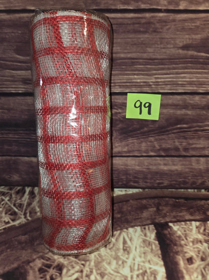 Destash - 10 inch deco mesh (99-102)
