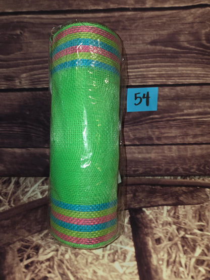 Destash - 10 inch deco mesh (53-58)