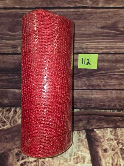Destash - 10 inch deco mesh (111-115)