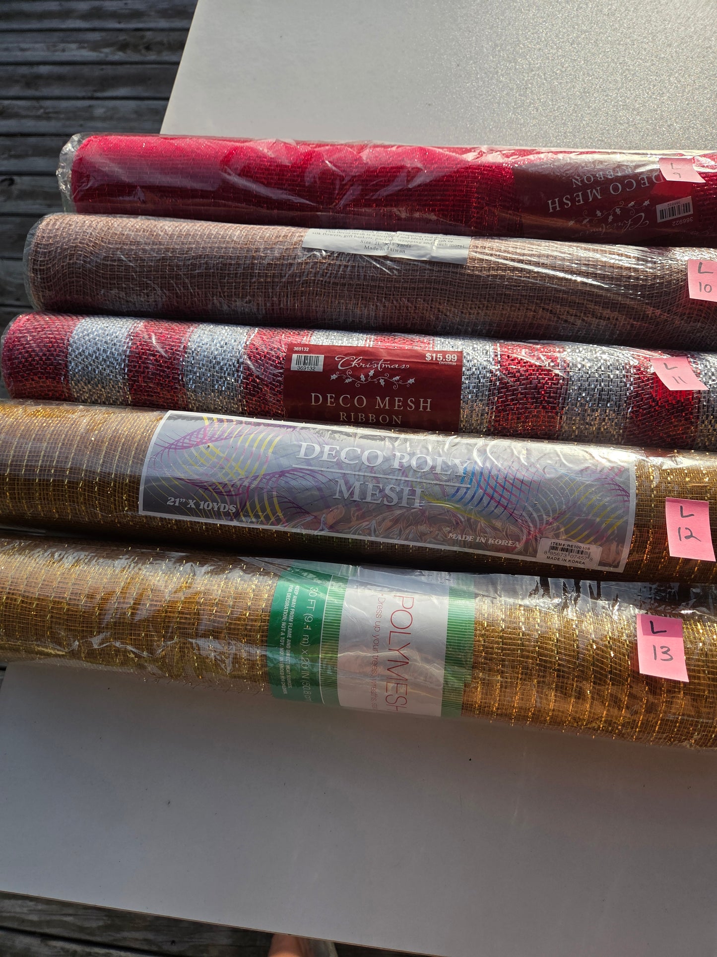 Destash - 21 inch deco mesh (9-13)