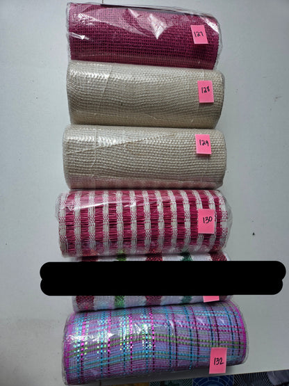 Destash - 10 inch deco mesh (127-132)