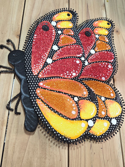 Wreath Attachment - Butterfly (Yellow, Red, Orange)
