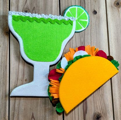 Wreath Attachment-Fiesta Margrita with Taco