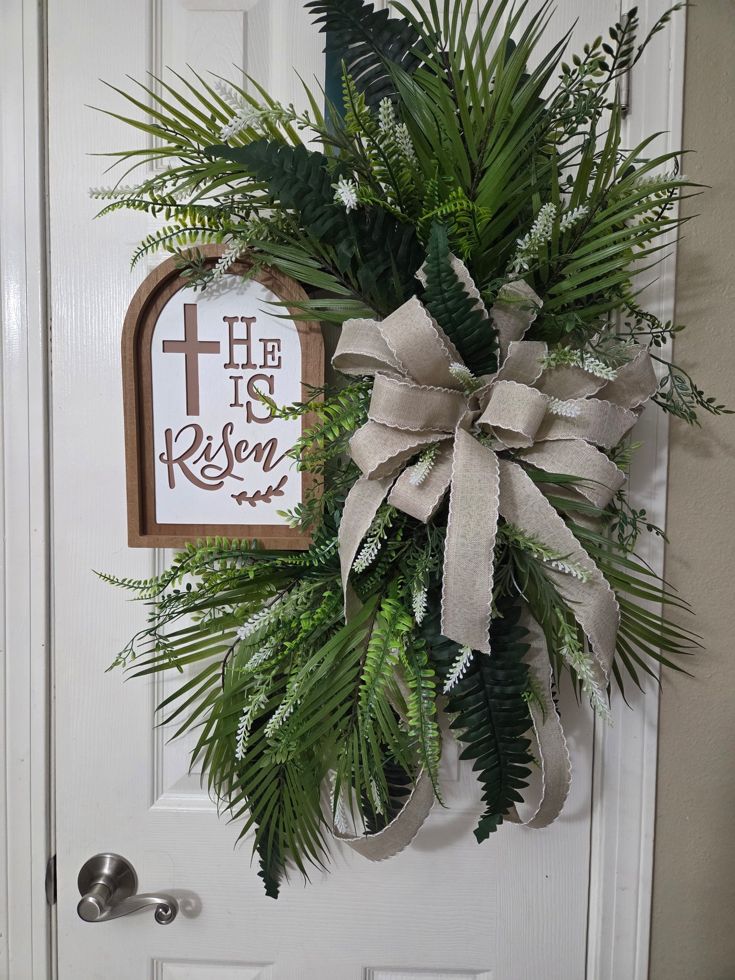 Wreath - He is Risen Grapevine Greenery