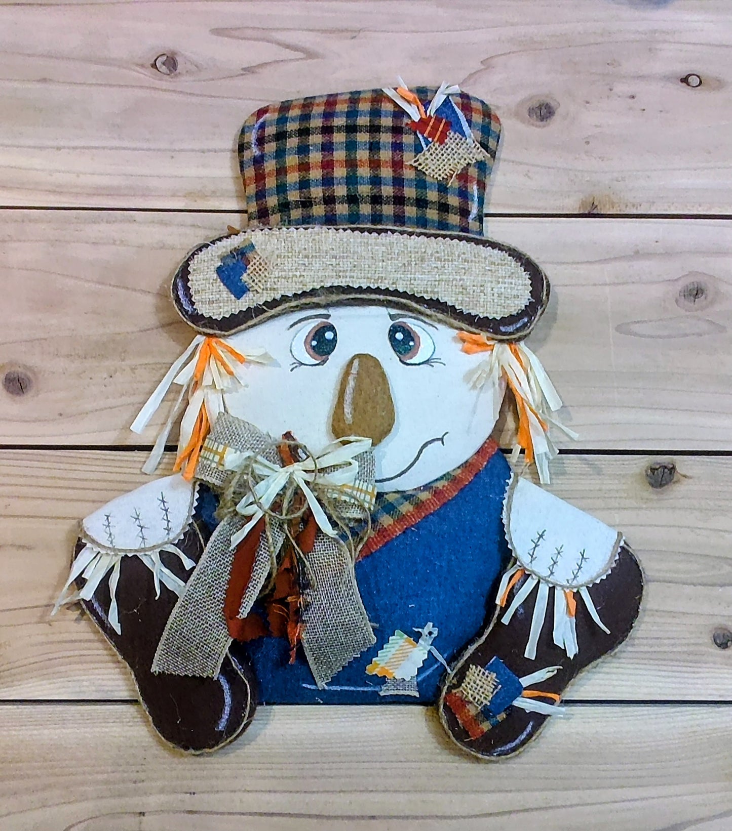 Wreath Attachment - Sitting Scarecrow