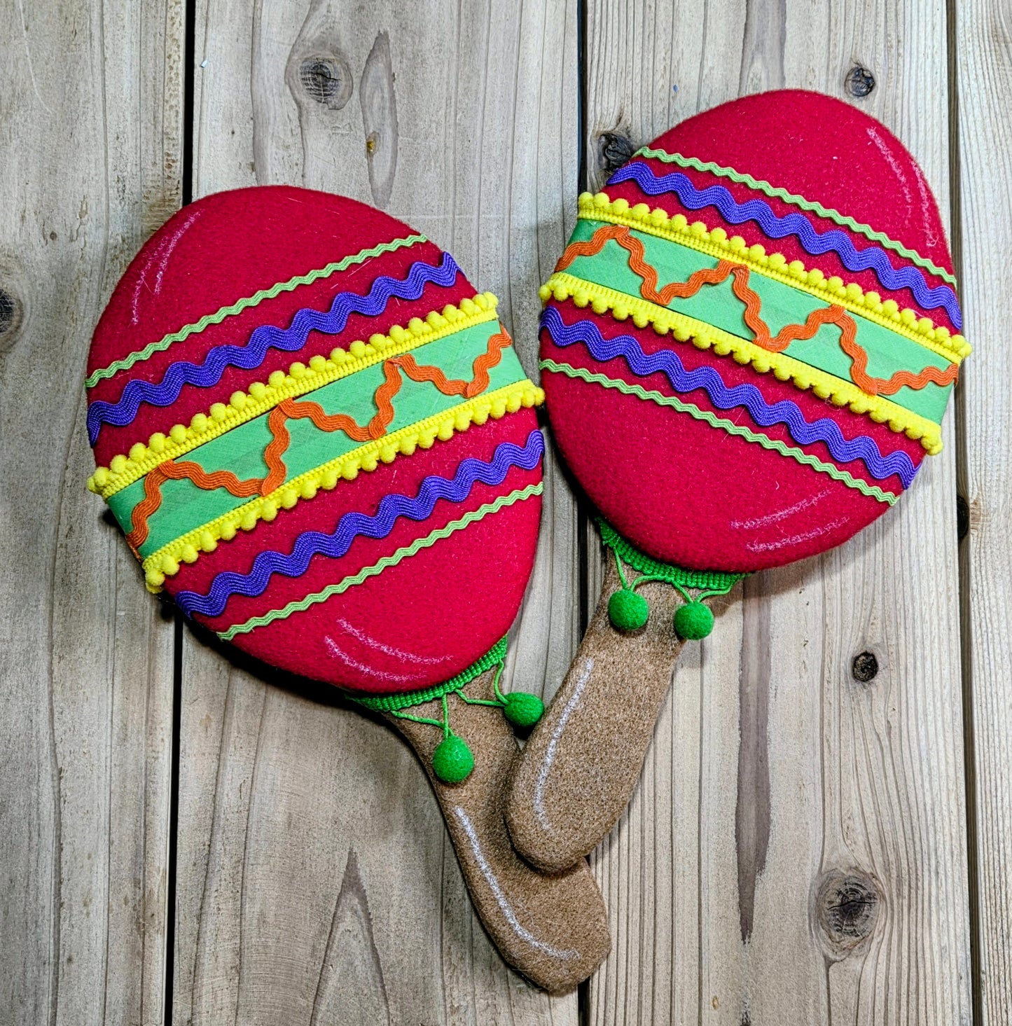 Wreath Attachment-Fiesta Maracas