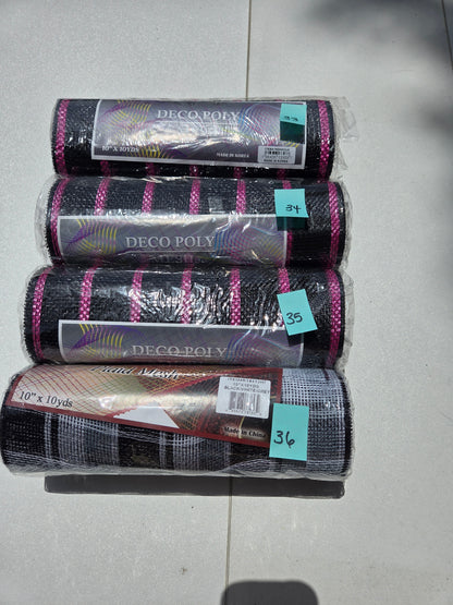 Destash - 10 inch deco mesh (33-36)