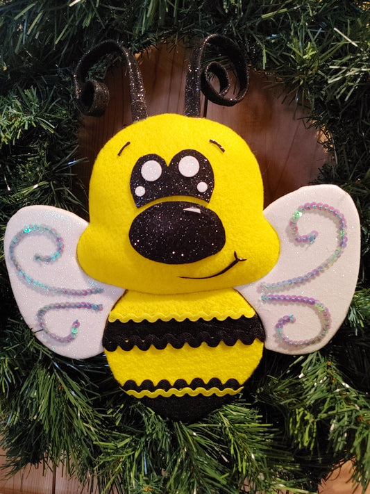 Cute Bumble Bee Wreath Attachment
