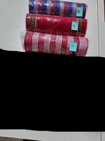Destash - 10 inch deco mesh (75-80)