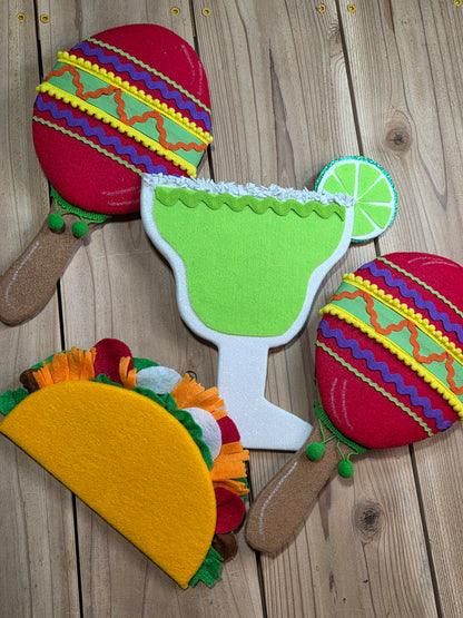 Wreath Attachment-Fiesta Maracas