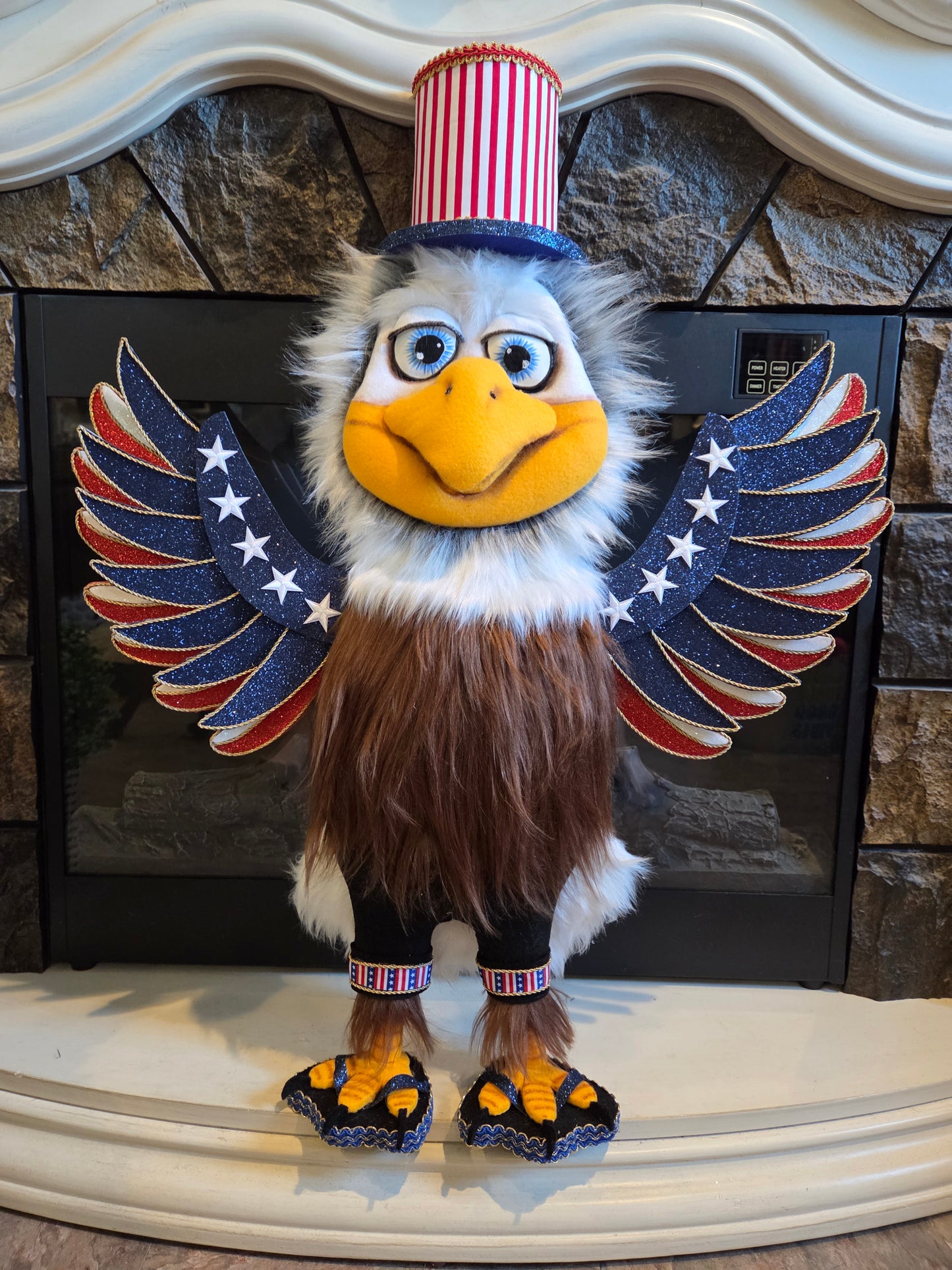 Wreath Attachment - Large American Eagle