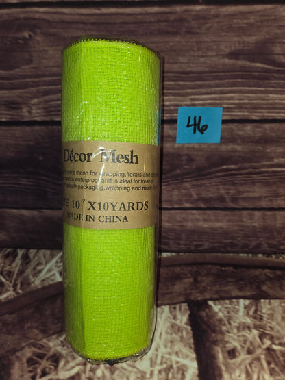 Destash - 10 inch deco mesh (42-46)