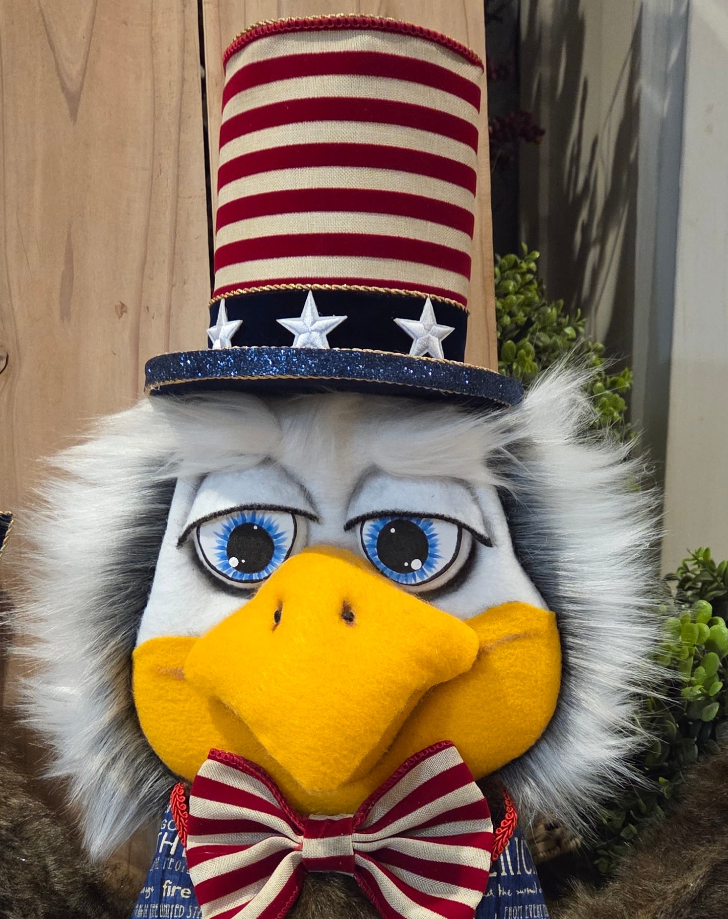 Wreath Attachment - American Eagle with vest