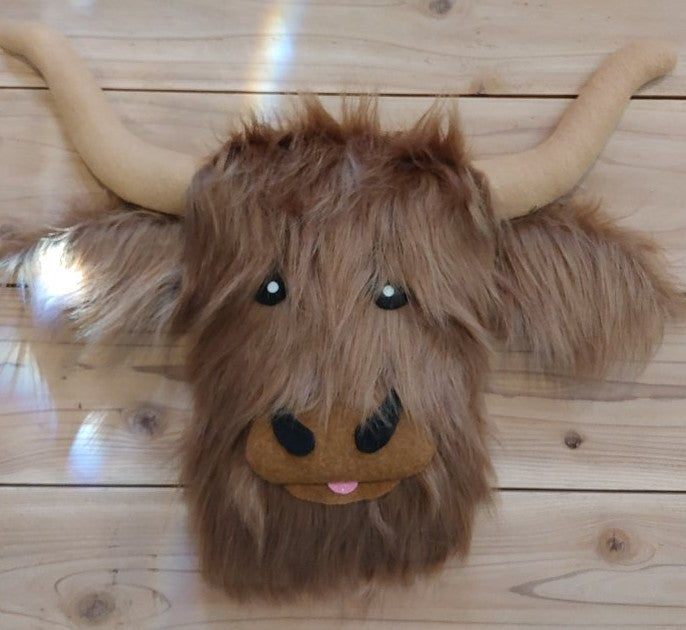 Wreath Attachment - Highland Cow