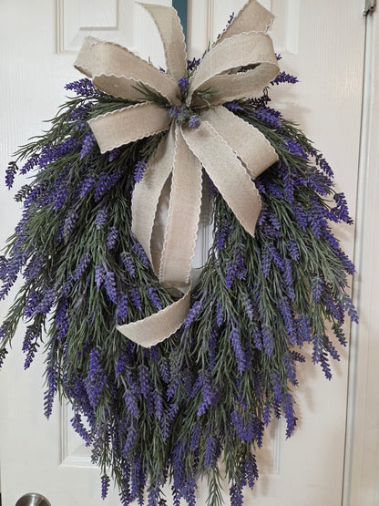 Wreath - Purple Lavender