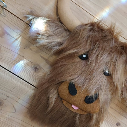 Wreath Attachment - Highland Cow