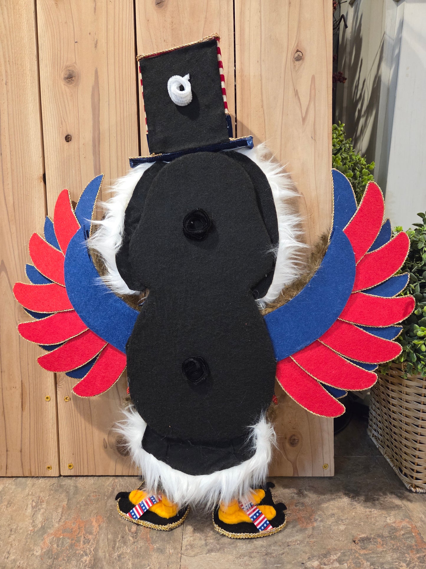 Wreath Attachment - American Eagle with vest