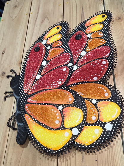 Wreath Attachment - Butterfly (Yellow, Red, Orange)