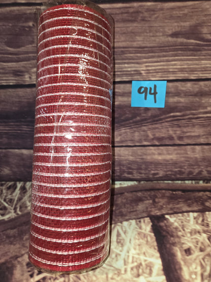 Destash - 10 inch deco mesh (93-98)